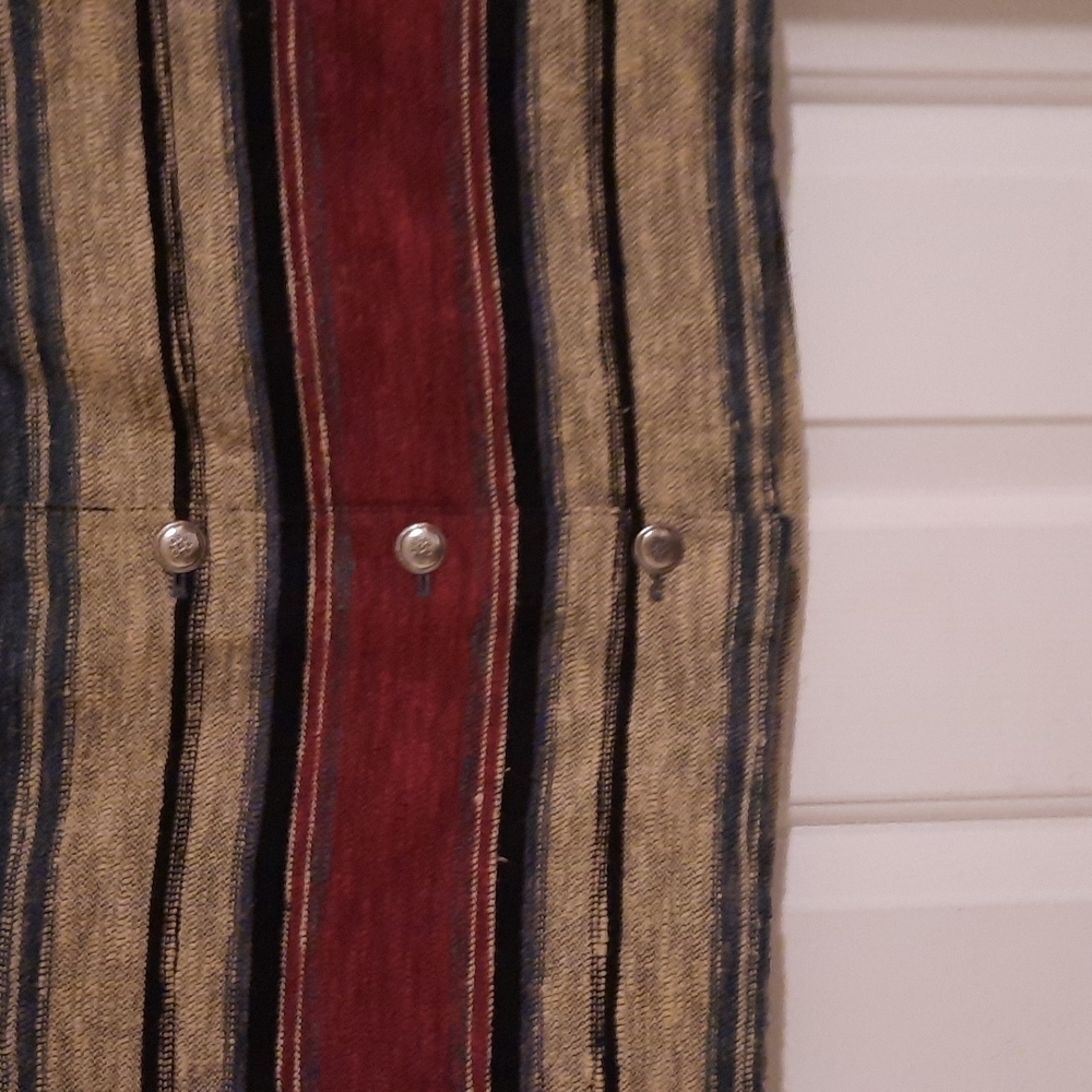 Cotton blend 90's vintage Vest sx large - Picture 4 of 7